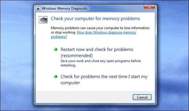 diagnostic-memorie-windows