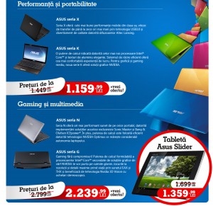 Reduceri de 20% la Laptopurile ASUS de “Crazy Days” eMAG item-thumbnail