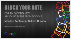 Google trimite invitatii pentru data de 15 septembrie item-thumbnail