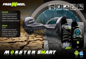 Bucura-te de distractie cu scuterul electric FreeWheel Monster S2 SMART item-thumbnail